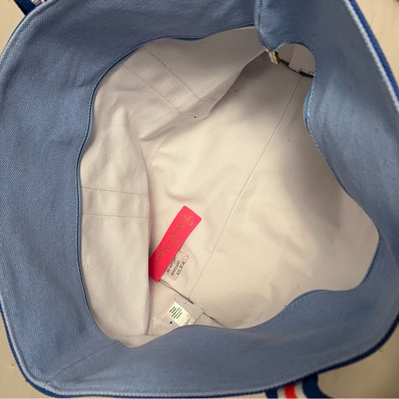 NWT Lilly Pulitzer bundle in Swim on Over Mercaro Tote, Run Around Cap, Tumbler - Picture 5 of 10